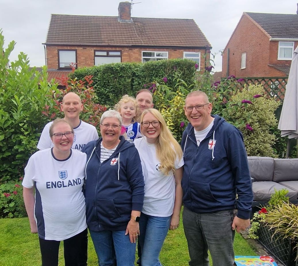 Alison with her family